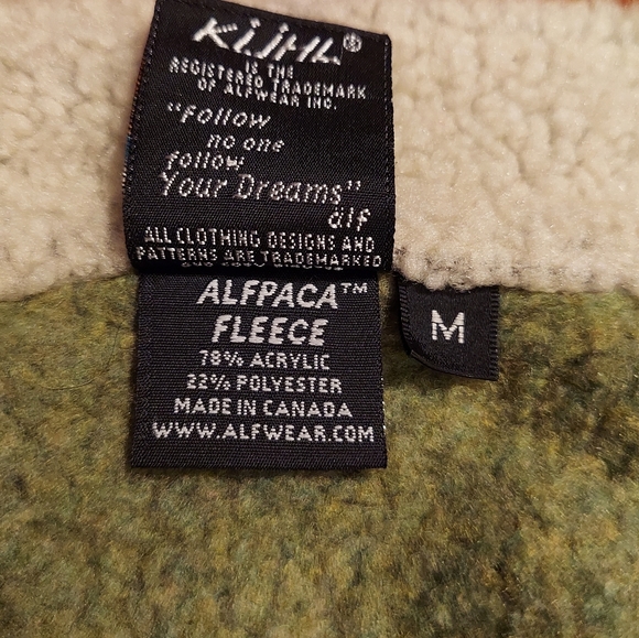 KUHL Alfpaca Full Zip Knit Fleece Jacket Heather Green - Picture 10 of 13